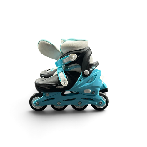 Used HALO ADJ 3-6 Child Rec Fitness Skates Sky Blue Adjustable 11375-S000383075