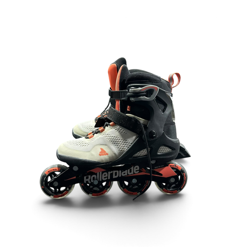 Used Rollerblade MACROBLADE 80 Senior Rec Fitness Skates White Senior 8 11375-S000383066