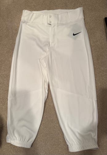 White Men's Small Adult Nike Game Pants (New)