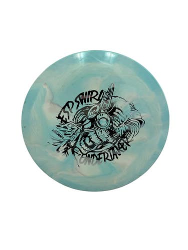 Used Discraft ESP Swirl Undertaker 173g Disc Golf Driver Sky Blue  11692-S000158239