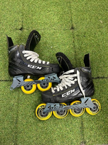 Junior CCM Super Tacks 9350 Inline Skates Regular Width Size 4 (Used)