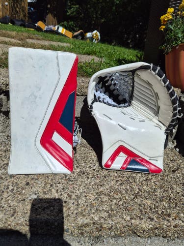 Sr. Bauer TotalOne NXG Regular Glove and Blocker (Used)