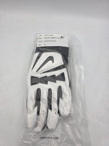 NIKE HYPERBEAST 2.0 ADULT LINEMAN FOOTBALL GLOVES LEATHER NFL P.100.7711.184 XL