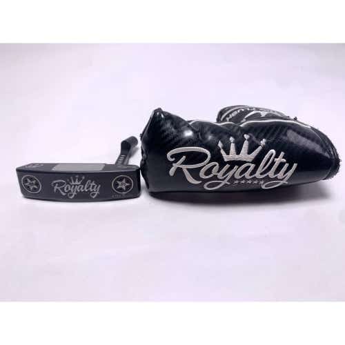 Royalty STR8 Flush Heart Black PVD Putter HEAD ONLY Mens RH HC