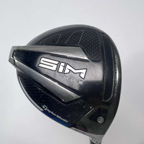 TaylorMade SIM MAX Driver 10.5* Fujikura Ventus Red 5R 50g Regular RH