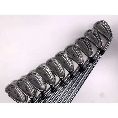 Titleist DCI 981 Iron Set 1-PW True Temper Dynamic Gold S300 Stiff Steel Mens RH