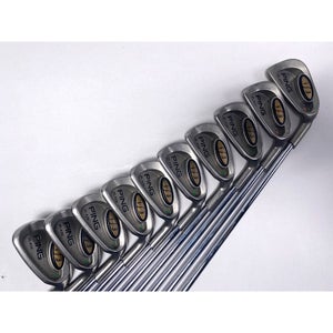 Ping i3 Blade Iron Set 2-PW+GW Green Dot/Orange Dot 2* Up Cushin JZ Stiff RH