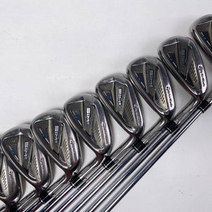 TaylorMade SIM2 MAX Iron Set 4-PW+AW KBS Max MT 85g Regular Steel Mens RH