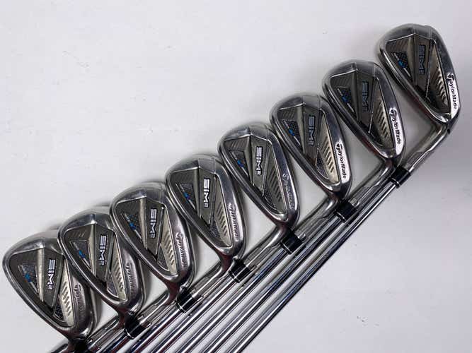 TaylorMade SIM2 MAX Iron Set 4-PW+AW KBS Max MT 85g Regular Steel Mens RH