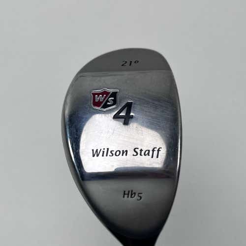 Wilson Staff HB5 4 Hybrid 21* UST Nano Flex Ladies Graphite Womens RH