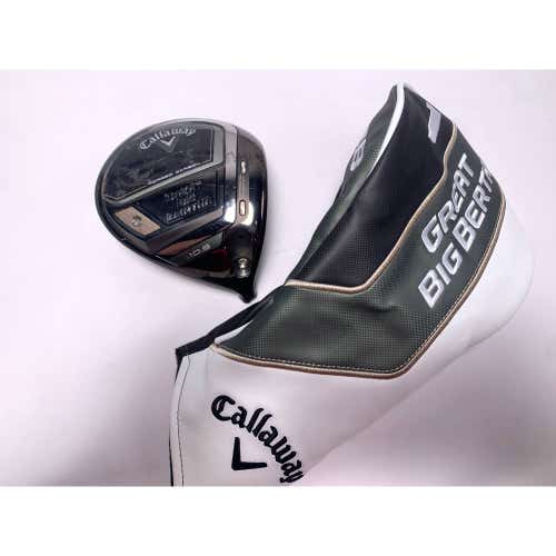 Callaway Great Big Bertha 23 Driver 10.5* HEAD ONLY Mens RH HC