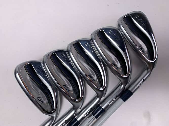 Ping G LE 3 Iron Set 7-PW+SW Black Dot ULT 250 Ladies RH Undersize Grips