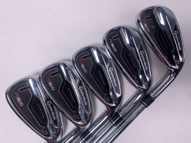 TaylorMade RSi 1 Iron Set 6-PW REAX 90g Stiff Steel Mens RH
