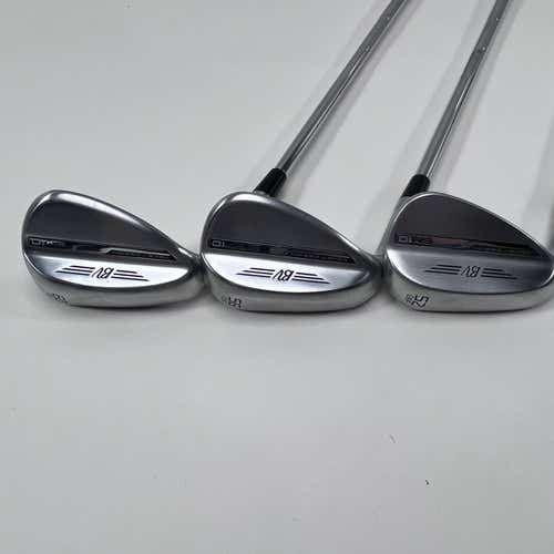 LEFTY Titleist Vokey SM10 Tour Chrome Wedge Set 52* 8 | 56* 10 | 60* 10 Wedge LH