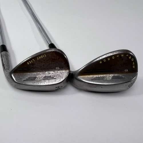 Titleist Vokey SM9 Raw Wedge Set 54* 14 | 60* 12 Vokey SM9 Wedge Steel Mens RH