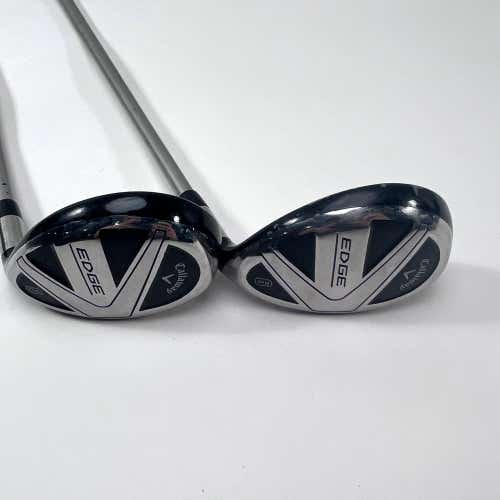 Callaway Edge 5 & 6 Hybrid Set 25* | 28* Edge Ladies Graphite Womens RH