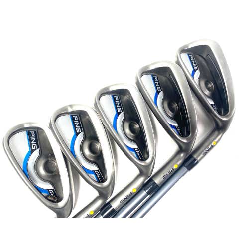 Ping Gmax Iron Set 6-PW Yellow Dot 1.5* Up CFS 70g Regular Graphite Mens RH