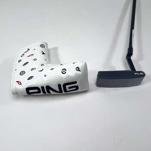 Ping PLD Milled Anser D Matte Black Putter 35" Black Dot Mens RH HC NEW