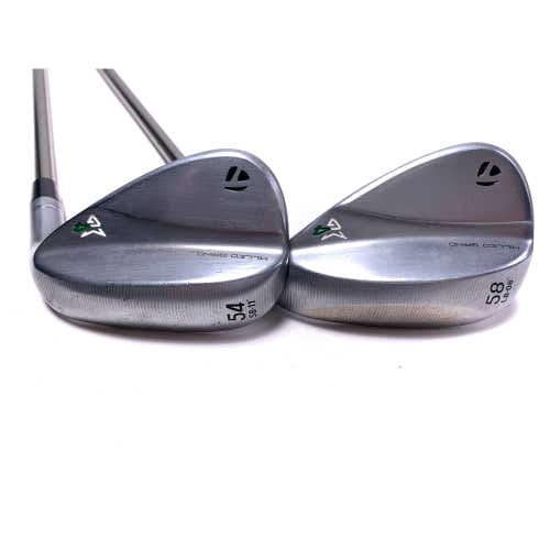 TaylorMade Milled Grind 4 Chrome Wedge Set 54* 11 | 58* 8 UST Mamiya Recoil RH