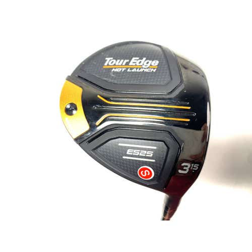 Tour Edge Hot Launch E525 3 Fairway Wood 15* UST Mamiya Helium 60g Stiff RH