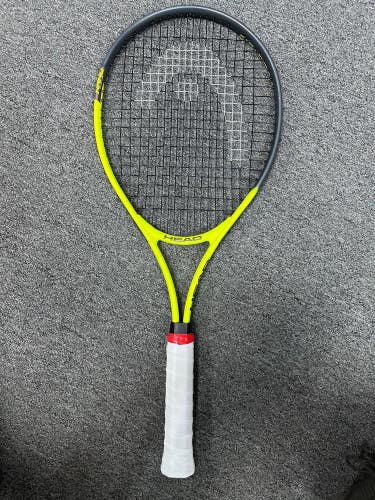 Head Tour Pro Tennis Racquet Grip size (4 1/2) Yellow / Grey