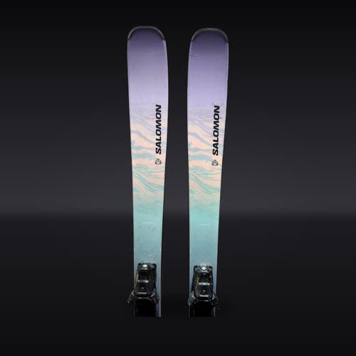 USED Salomon Stance 84 All-Mountain Skis w/ 11 DIN Bindings - 159 cm