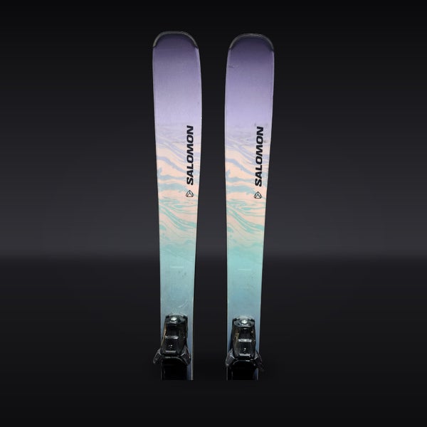 USED Salomon Stance 84 All-Mountain Skis w/ 11 DIN Bindings - 159 cm