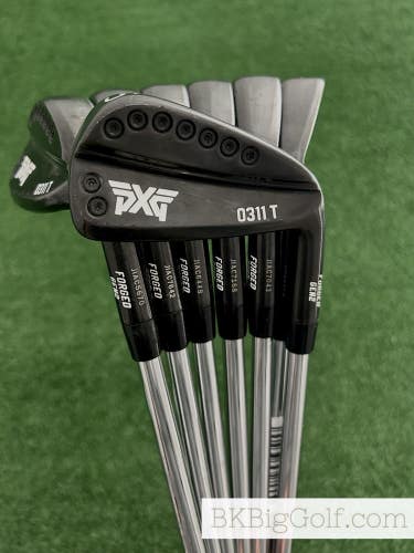 PXG 0311 T GEN2 Black Forged Iron Set 4-W / Dynamic Gold S400 Stiff +1/2