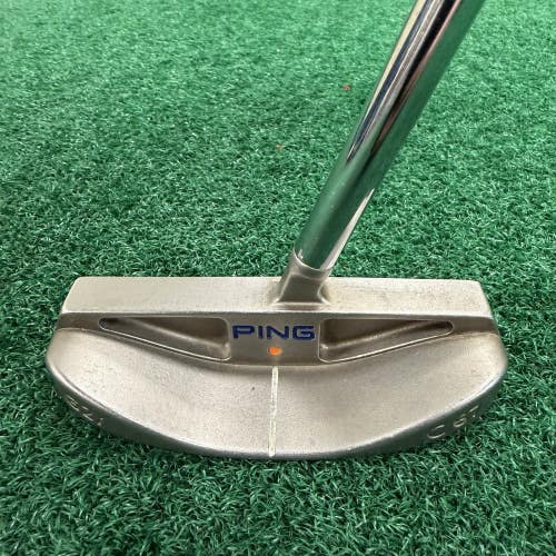 PING G2i C67 Orange Dot Center Shaft Blade Putter LEFT Hand Steel Shaft 35"