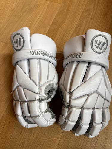 Used Warrior Evo 19 Medium (12”) Lacrosse Gloves