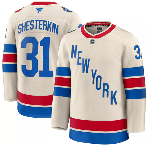 New York Rangers 2026 Winter Classic Fanatics Premium Jersey - Shesterkin Sz 52