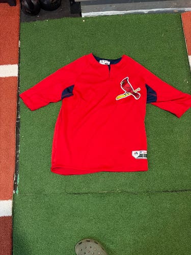 St Louis Cardinals Men’s Large Pullover Majestic