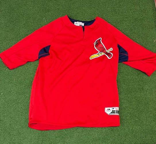 St Louis Cardinals Men’s Large Pullover Majestic