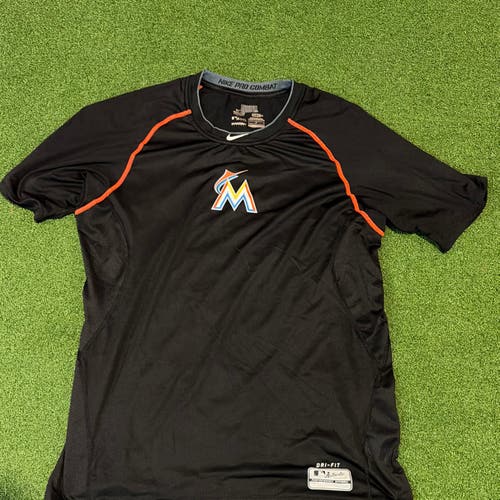 Nike Pro Combat Florida Marlins compression tee Large