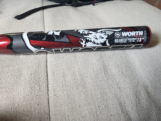 2025 Worth Bedlam Composite Bat (-7) 27 oz 34" (Used)