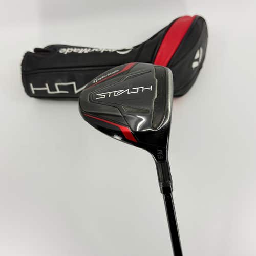 Taylormade Stealth 15* 3 Wood RH Fujikura Ventus Red Regular 5-R Headcover Used