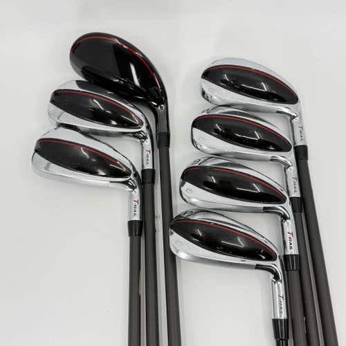 Cobra 2023 T-Rail 4-PW Iron Set RH Cobra UltraLite 45 Senior 7 Clubs Used Golf