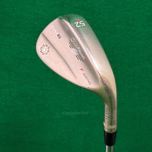 Titleist Vokey SM6 Chrome 52-12 52 Gap Wedge Vokey Design Steel Wedge Flex