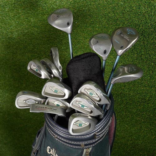Women's 19pc. Callaway Big Bertha Golf Set, Putter, Designer Bag & Accessories!
