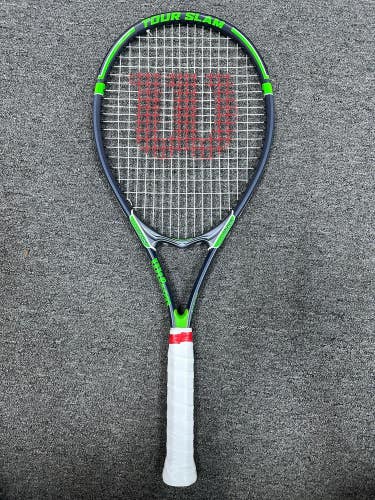 Wilson Tour Slam Stop Shock Power Bridge Tennis Racquet Grip size (3 3/8)