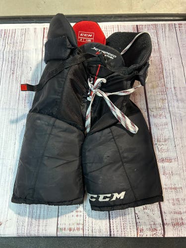 Black Junior XL CCM JetSpeed FT370 Hockey Pants (Used)