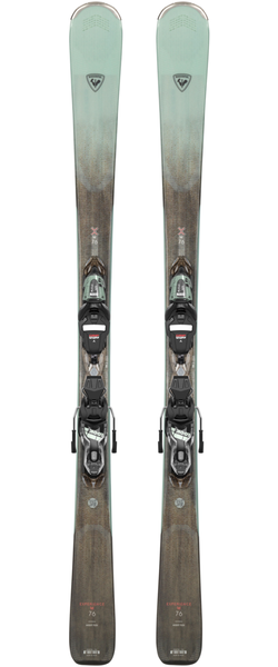 USED Rossignol Experience 76 All-Mountain Skis w/ 10 DIN Bindings - 144 cm