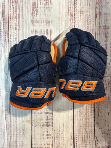 Blue Junior Bauer Vapor Team Pro Gloves 11" (Used)