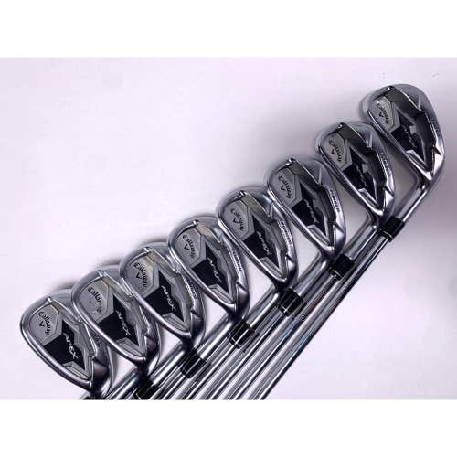 Callaway Apex 19 Iron Set 4-PW+AW KBS Max 90g Regular Steel Mens RH