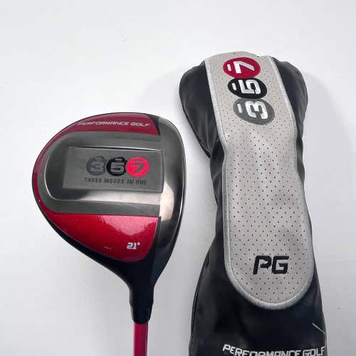 Performance Golf 357 7 Fairway Wood 21* 50g Ladies RH HC