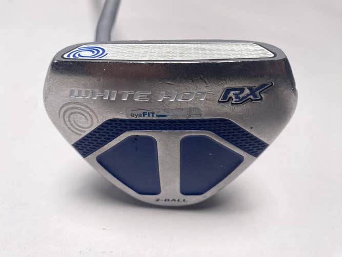 LEFTY Odyssey White Hot RX 2-Ball Putter 34" Mens LH