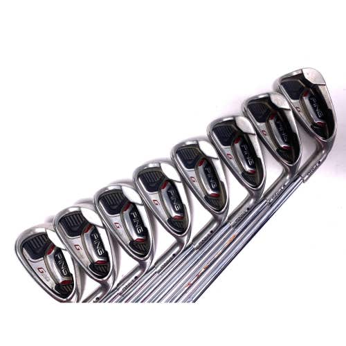 Ping G20 Iron Set 4-PW+SW Black Dot CFS Stiff Steel Mens RH