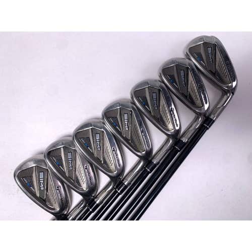TaylorMade SIM2 MAX Iron Set 4-PW MMT 55g Senior Graphite Mens RH
