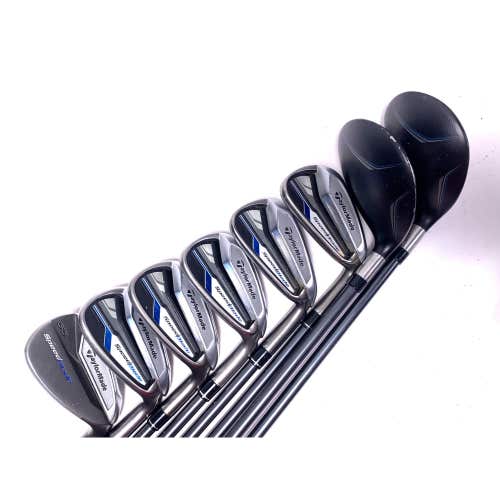 TaylorMade Speedblade Hybrid Iron Set 4H-5H 6-PW+SW 45g Ladies RH