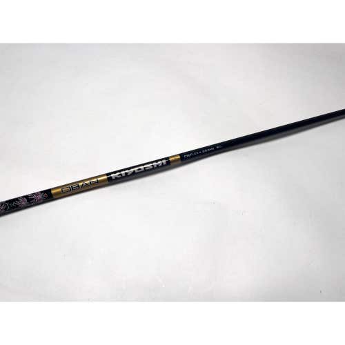 OBAN Kiyoshi Black 05 65g Extra Stiff Graphite Driver Shaft 44"-Srixon